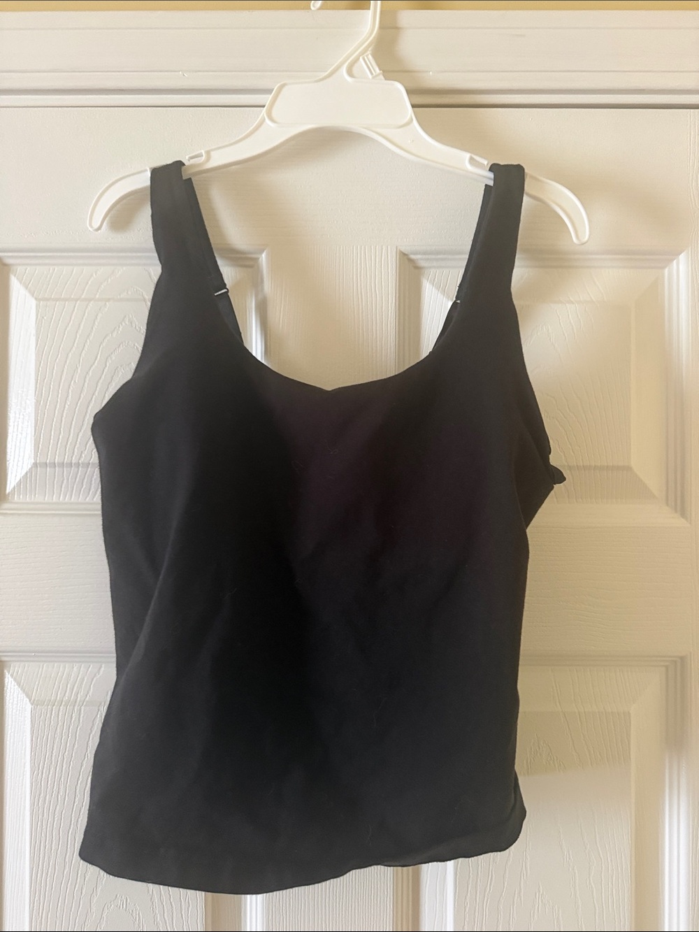 Cuddl Duds Black Scoop Neck Camisole